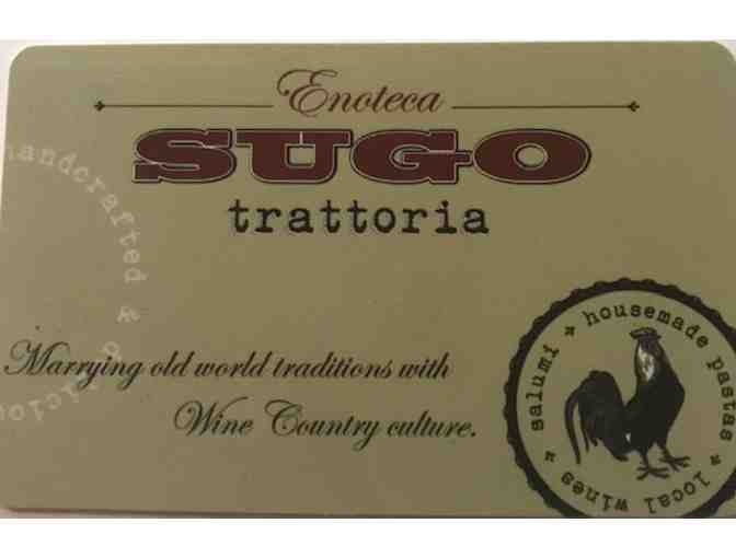 Sugo Trattoria Gift Card & Wine Bottle Spoon Holder