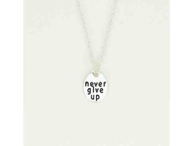 Never Give Up Necklace in a Bottle