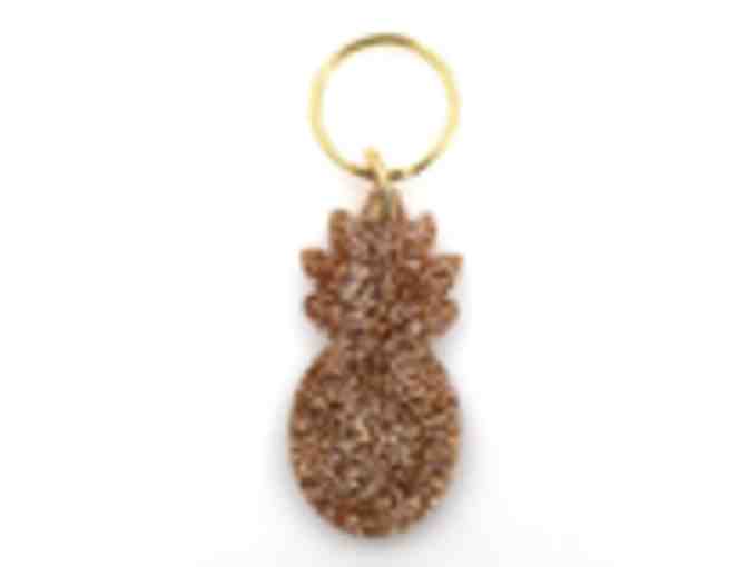 You Sparkle - Super Glittery Pineapple Keychain