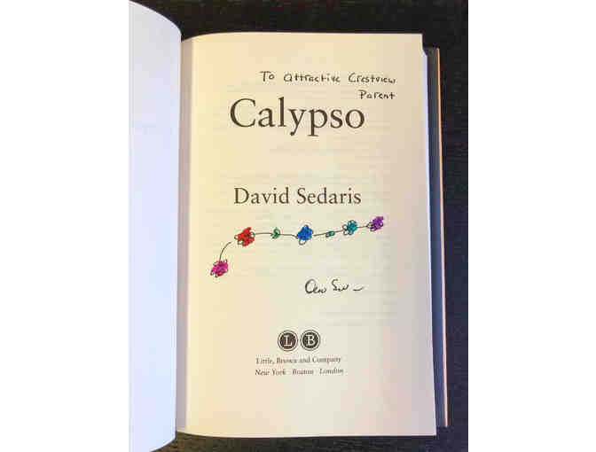 Autographed book 'CALYPSO' by David Sedaris