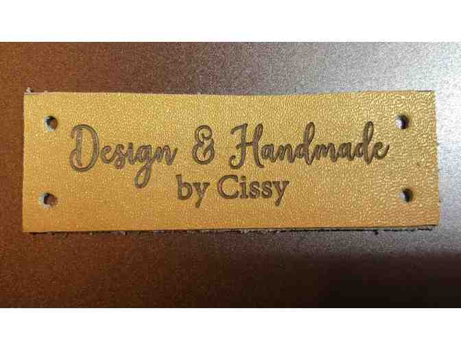 Couture Handmade Wool Hat w/Art Beading Flower