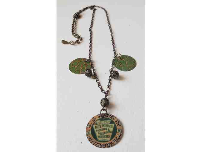 Antique Tin Necklace