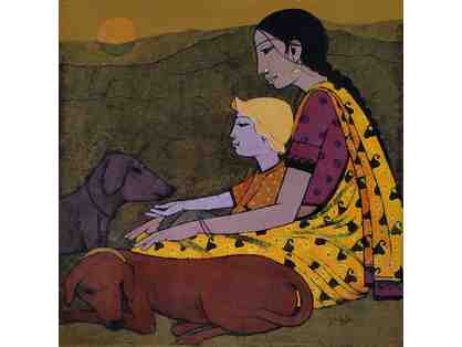 Yellow Phase of Life - Painting by Rahul Mhetre