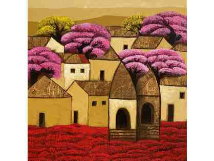 My Village - Painting by Nagesh Ghodke