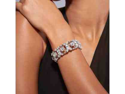 Louvre 925 Silver Octa Cuff - By Isharya