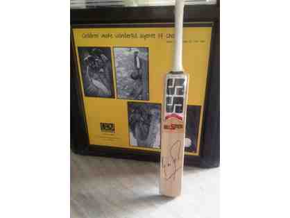 Cricket Bat Autographed by Sourav Ganguly [Big]