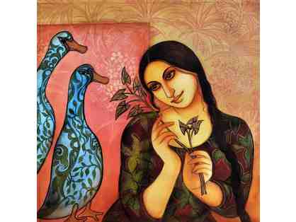 Serenity - Painting by Monalisa Sarkar Mitra
