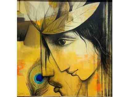 Togetherness - Painting by Vijay Belgave