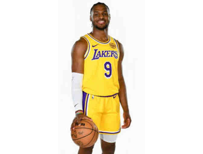 Los Angeles Lakers Basketball Signed by Bronny James - Photo 1