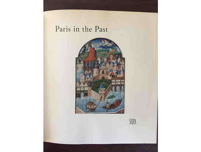 Library of French-themed books