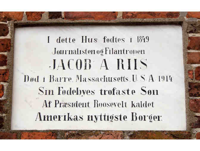 Hotel and tour of Jacob Riis' Ribe, Denmark