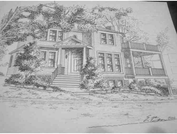 Hand-drawn Sketch of Your Home or Condo by Eric Braun