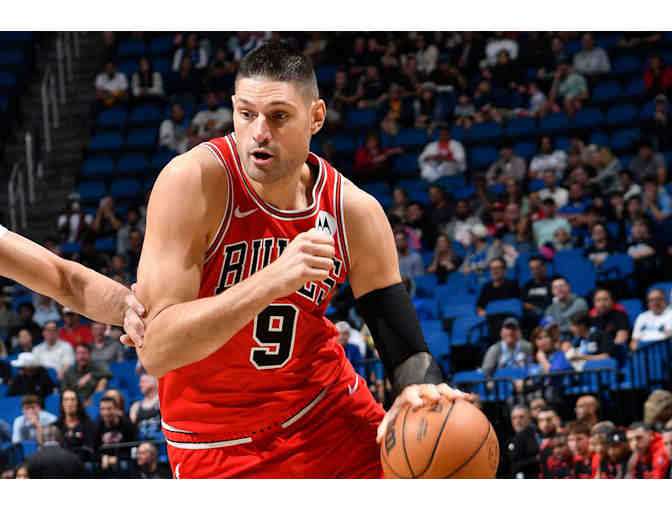 Chicago Bulls Autographed Basketball - Nikola Vucevic