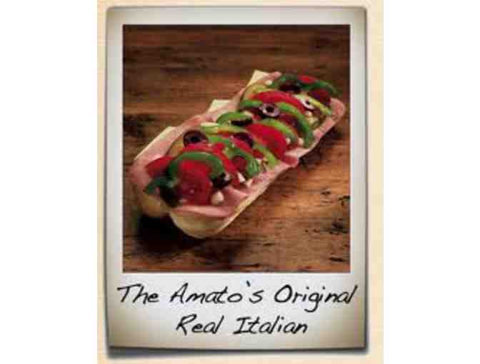 Ten $5 Gift Certificates to Amato's