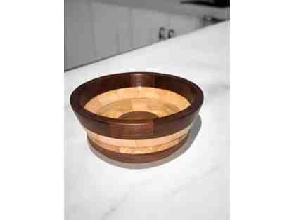 Maple & American Walnut Hand-Crafted Bowl