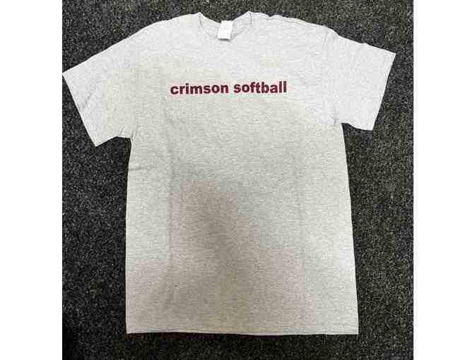 Crimson Softball T-Shirt - Photo 1