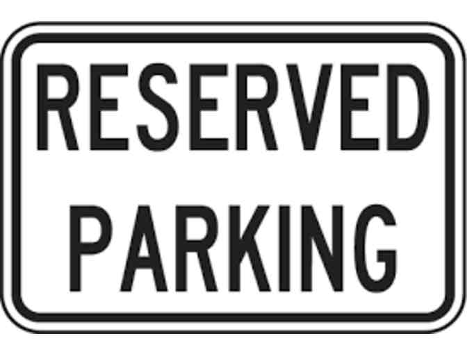 Reserved Parking and Pew for 8th Grade Graduation