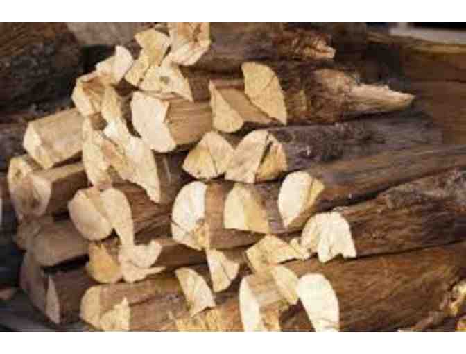 Custom Fire Ring with Firewood