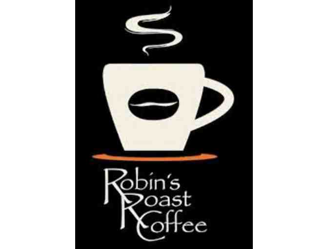 Livi Lee's Daylight Donuts, Robin's Roast, Green Coffee Mug, and Green Afghan