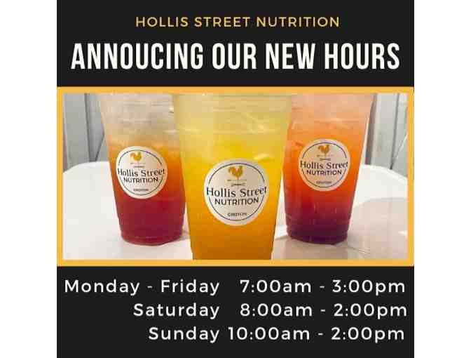 Hollis Street Nutrition - $25 Gift Card and Reusable Cup with Straw