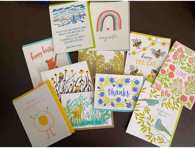 Smudge Ink - Gift Basket of Letterpress Greeting Cards and Paper Goods