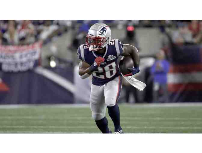 New England Patriots - James White Autographed Football