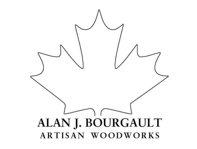 Alan J. Bourgault Artisan Woodworks - Rectangular Curly Maple Serving/Cutting Board