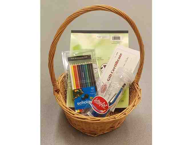 ActonArt Drawing School - $100 Class Gift Certificate and Art Supply Gift Basket