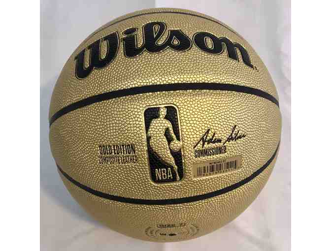 Boston Celtics Shamrock Foundation - Jayson Tatum Autographed Gold Basketball