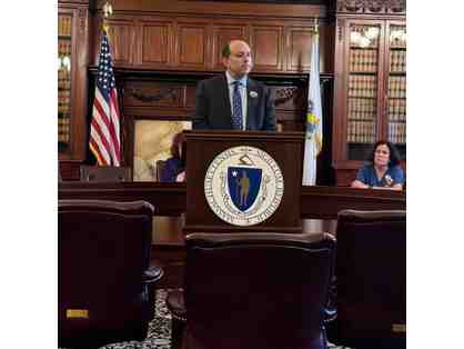 Senator Jamie Eldridge - Personal Tour of the MA State House & Lunch on Beacon Hill for 4