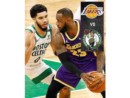 3 Tickets to a Boston Celtics v. L.A. Lakers 2025/26 Regular Season Home Game