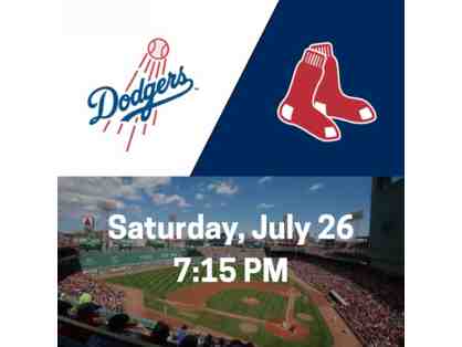 Red Sox vs. Dodgers, Sat. 7/26/2025 @ 7:15pm - Two Tickets (GS 33, Row 9, Seats 5-6)