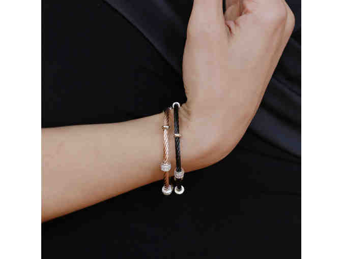 Endless Love (rose gold stackable cable bracelet)