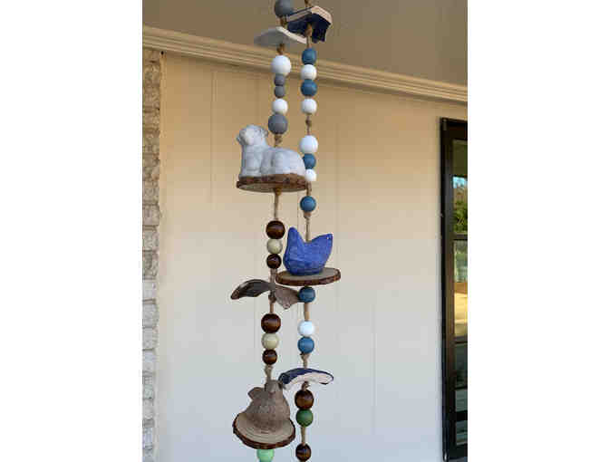 Peter's Menagerie - one-of-a-kind windchime by Deb Cole