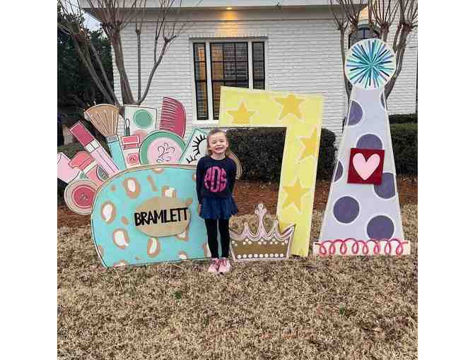 THREE Signs from Delta Lawn Party