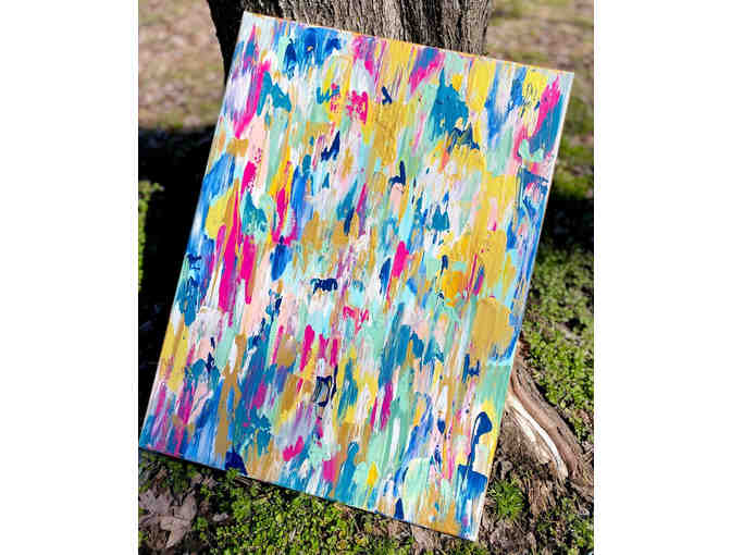 Abstract Canvas by Linsey Crawford