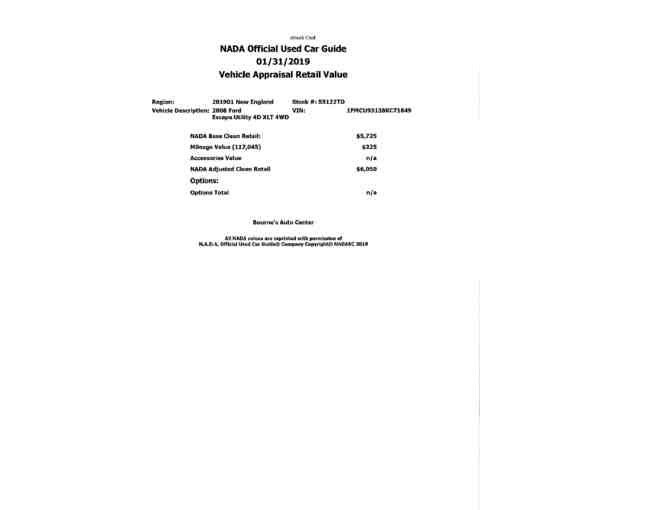 2008 Ford Escape XLT