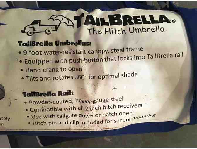 Two (2) Folding Sport Chairs and One (1)Tailbrella Umbrella donated by the Mallers Family