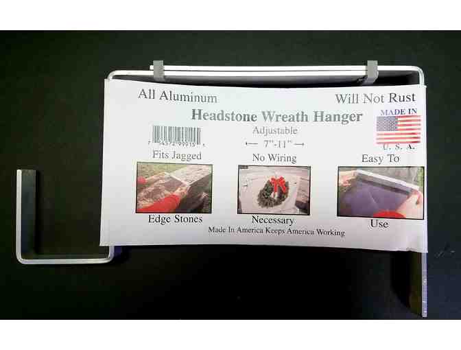 Vigil Lights & Cemetary Headstone wreath hanger donated by Lori Maver