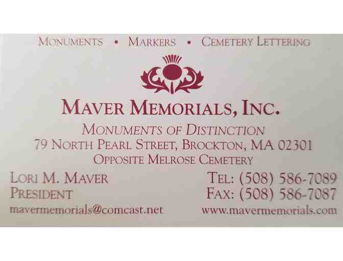 Vigil Lights & Cemetary Headstone wreath hanger donated by Lori Maver