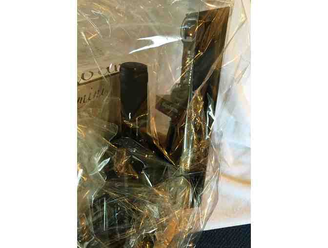 Lovely Wine Basket donated by Holy Cross Church