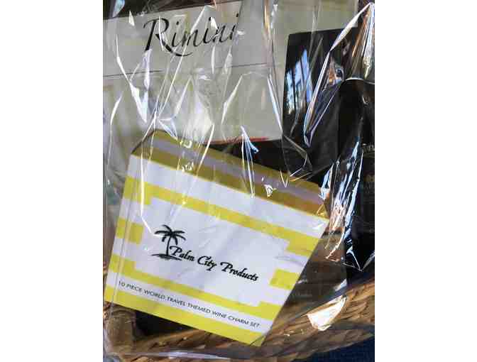 Lovely Wine Basket donated by Holy Cross Church