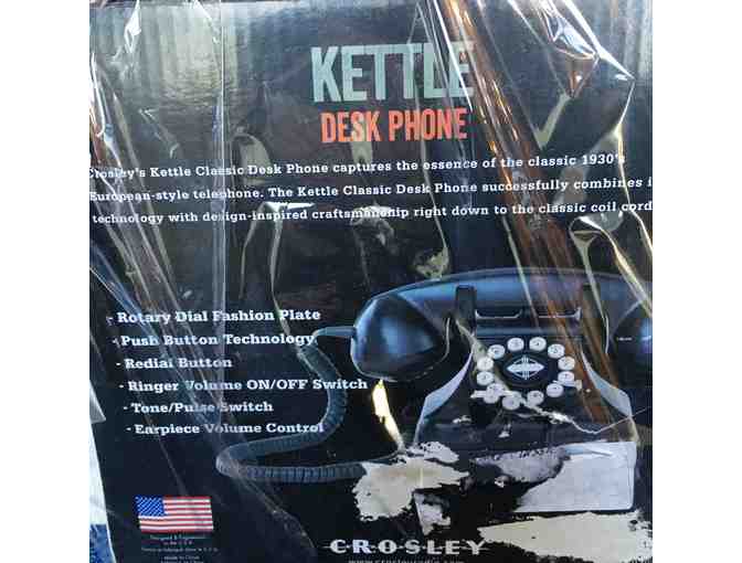 Crosley Classic Kettle Desk Telephone donated by The History Room