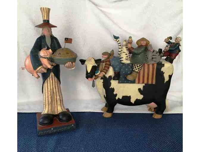 Americana Patriotic Folk Art by Willraye Studio donated by Wallace Goodwin