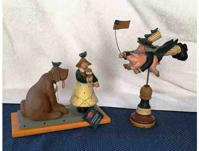 Americana Patriotic Folk Art by Willraye Studio donated by Wallace Goodwin