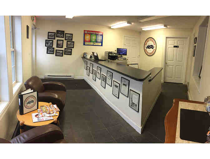 Certificate for free lube, oil, & filter change up to $65 at Hometowne Auto Shoppe