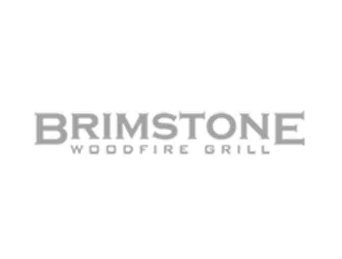 $100 Gift Certificate to Brimstone Woodfire Grill