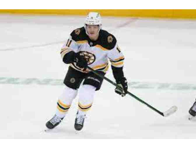 Boston Bruins Puck Autographed by Trent Frederic