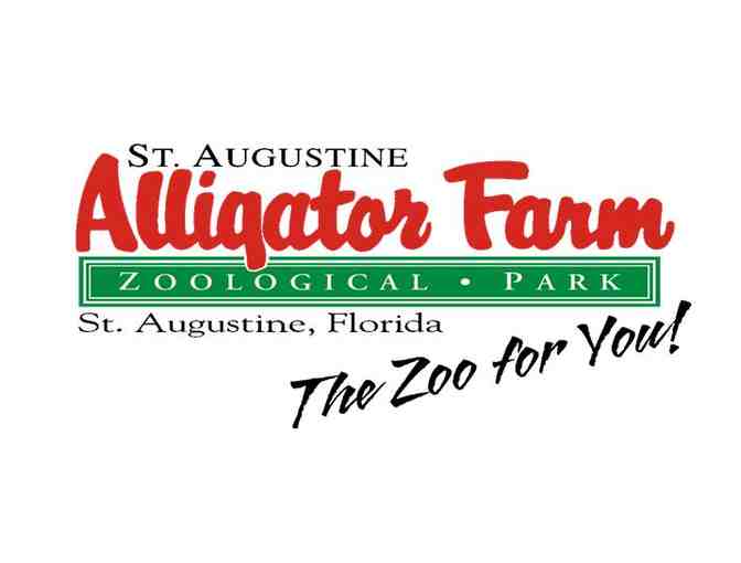 One Day Adventure Pass for Four to the St. Augustine Alligator Farm