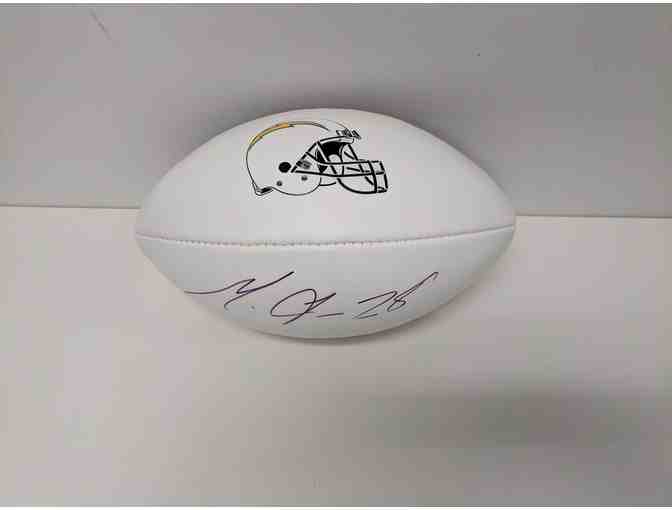Melvin Gordon Signed Football